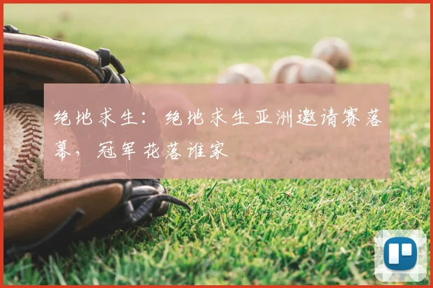 绝地求生:绝地求生亚洲邀请赛落幕,冠军花落谁家