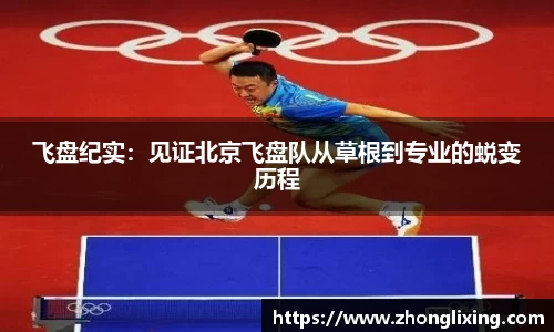 飞盘纪实：见证北京飞盘队从草根到专业的蜕变历程